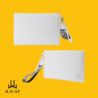 Túi xách tay thời trang g/fore ltd màu trắng, g/fore seoul ltd edition clutch bag, túi clutch unisex