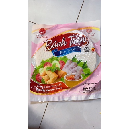 Bánh tráng cuốn chả giò - Bánh đa nem size 22cm gói 200gram