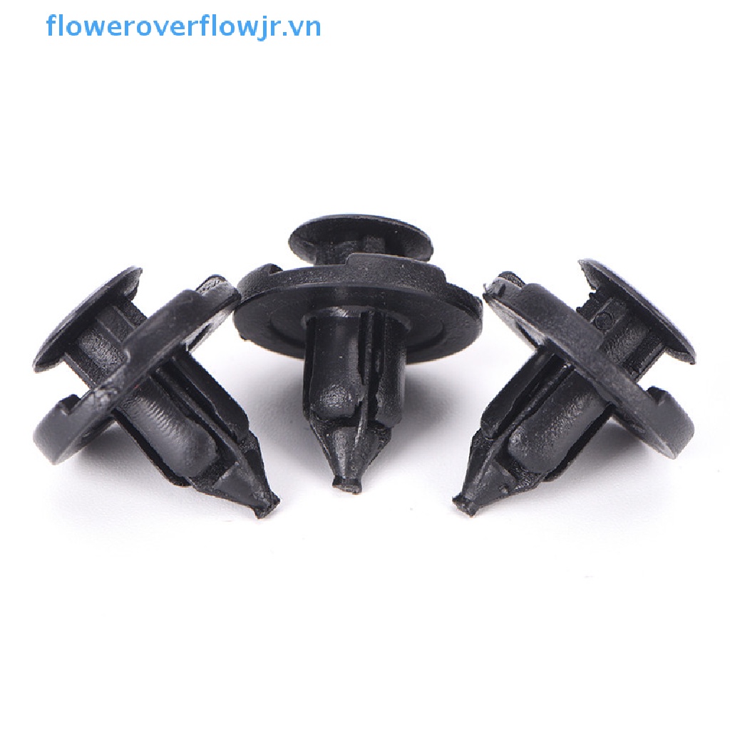 FENDER Set 50 Đinh Tán Nhựa 8mm Cho Xe Ô Tô Set 50 Đinh Tán Nhựa 8mm Màu Đen Cho Xe Ô Tô 50x 8mm A