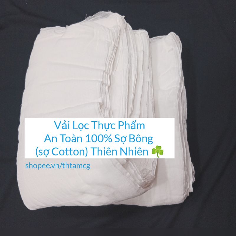 Vải Vắt  Thực Phẩm An Toàn | 100% Dệt Từ Sợ Thiên Nhiên