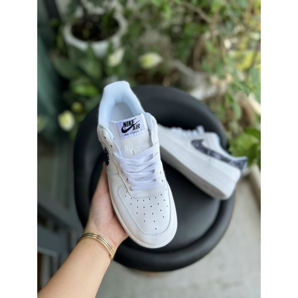 GIÀY AF1 VỆT XANH HOA VẮN MỚI FULL BOX