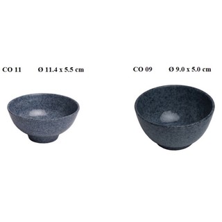Chén đựng cơm,chè nhựa Melamine vân đá xanh