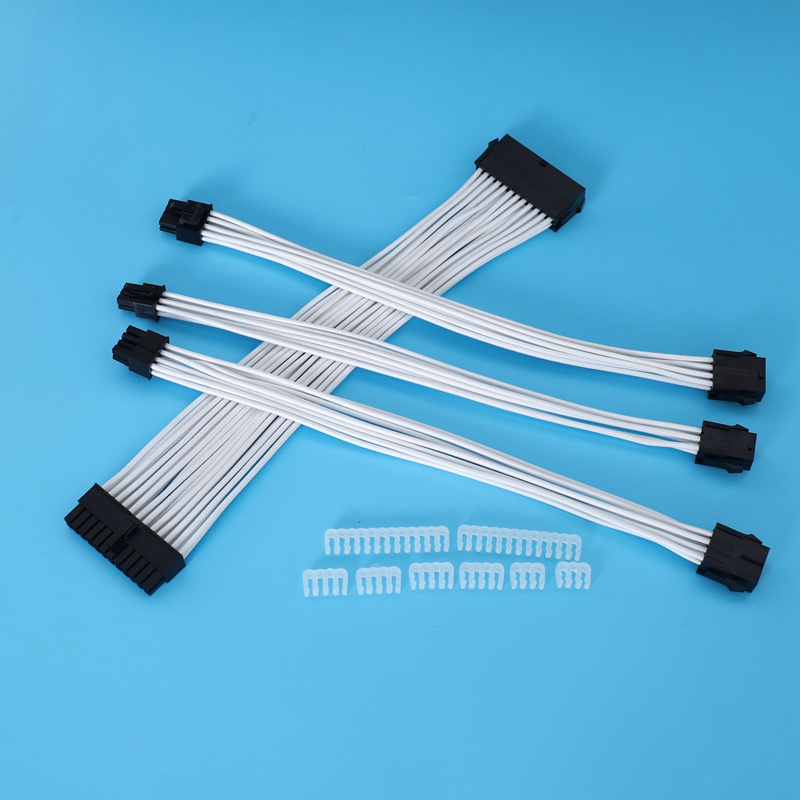 1 Dây Cáp Mở Rộng Cơ Bản Atx 24Pin / Eps 4 + 4Pin / Pci-E 8Pin / Pci-E 6Pin