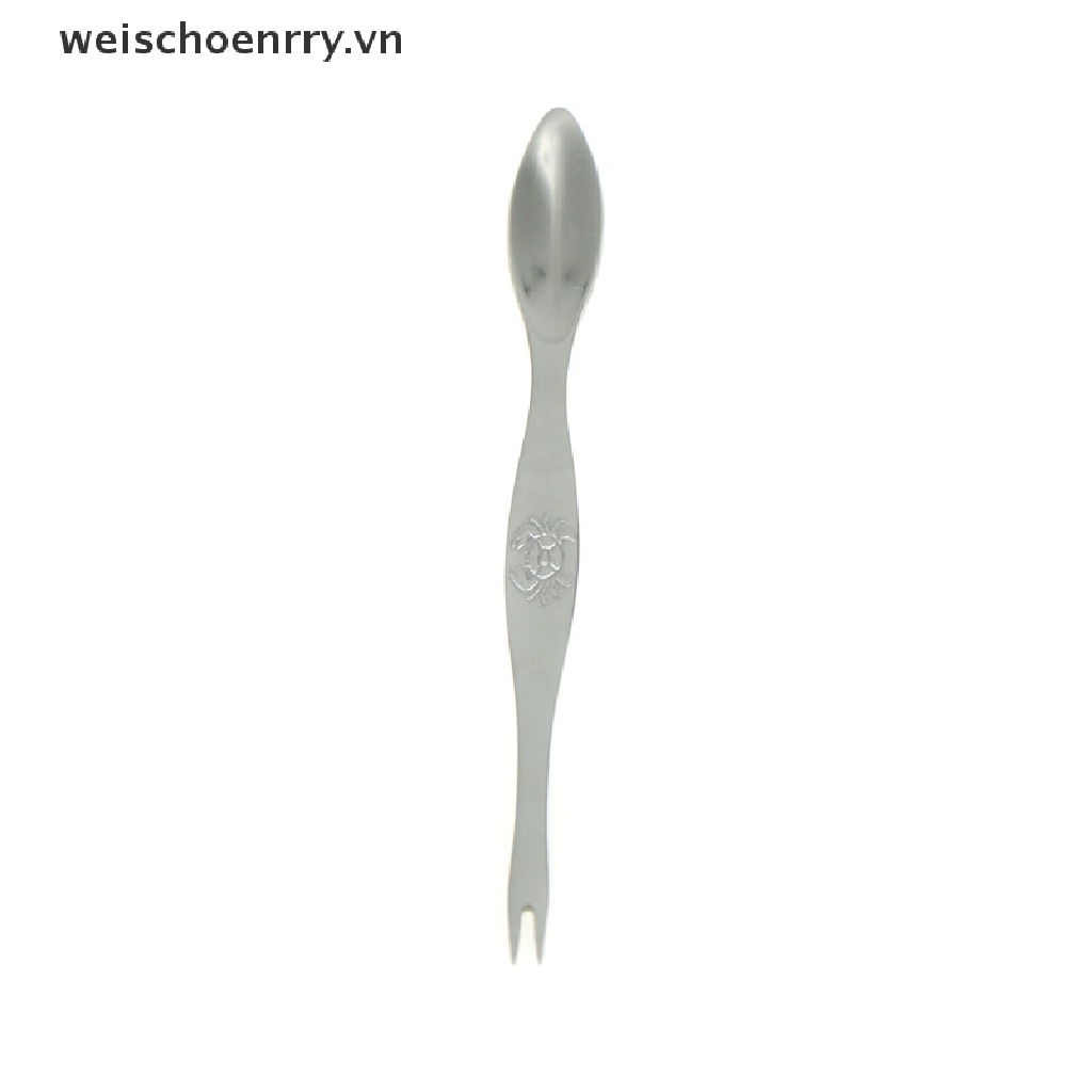 Nĩa Ăn Trái Cây Hình Cua / Cua Bằng Thép Không Gỉ Tiện Dụng