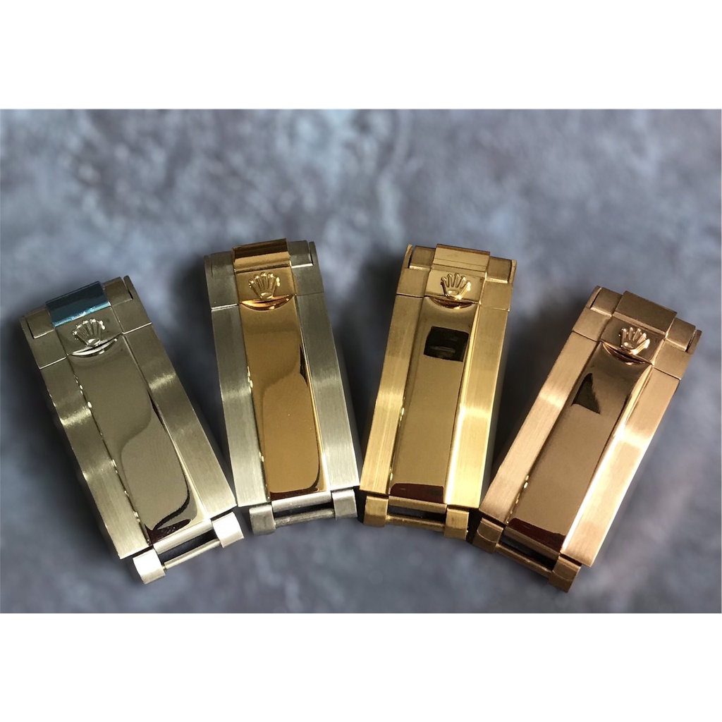Khóa Rolex - khoá hộp Nguyên Khối dành cho Dây rolex size 20mm 21mm Thép không gỉ