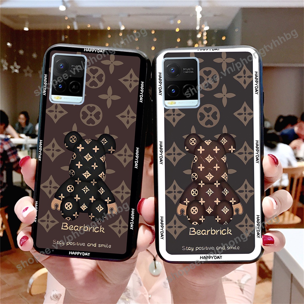 Ốp lưng Vivo Y21 / Y21s / Y33s / V21 BEARBRICK, KAWS nhiều mẫu chất cute mới nhất hot