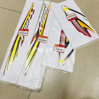 Tem Wave nhỏ đỏ cờ, đỏ sẫm chính hãng Honda