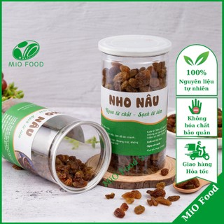 Nho nâu sấy dẻo MiO Food nho nâu ấn độ sấy khô vị chua ngọt tự nhiên không chất bảo hàng chính hãng