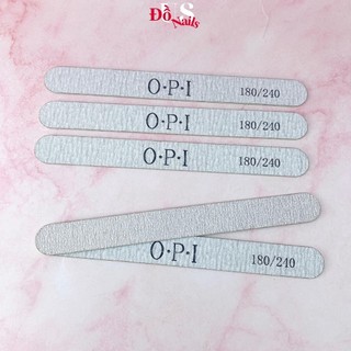 Dũa móng tay opi dũa móng tự nhiên độ nhám 180/240 dũa mỏng nhám xám opi