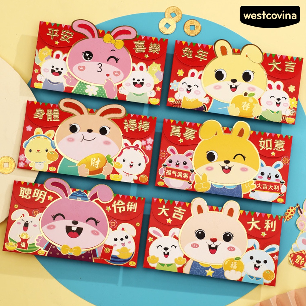 [Hot]☃Set 6 Con Dấu In Họa Tiết Hoạt Hình Phong Cách Trung Quốc