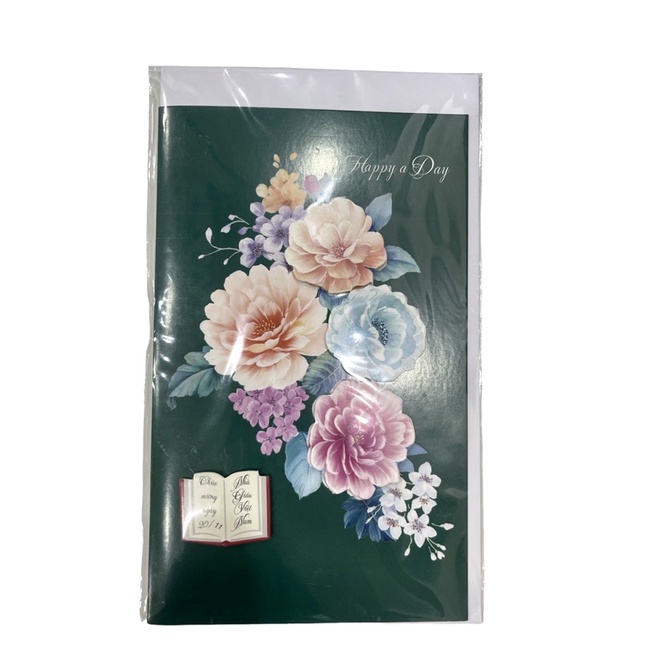 Thiệp chúc mừng 20/11, thiệp hoa nổi