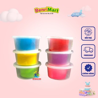 Combo Đất Nặn 6 Màu Bằng Bột Mì VIJAGO Cho Bé Thoải Mái Vui Chơi Sáng Tạo Cùng Bạn Bè