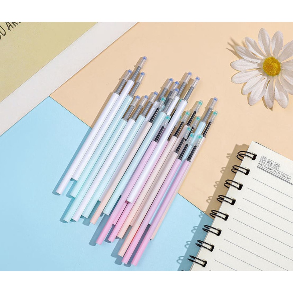 Bút bi đen, bút Gel bấm ngòi 0.5mm hình hoạt hình cute dễ thương, bút mực đen vỏ hoạt hình đáng yêu