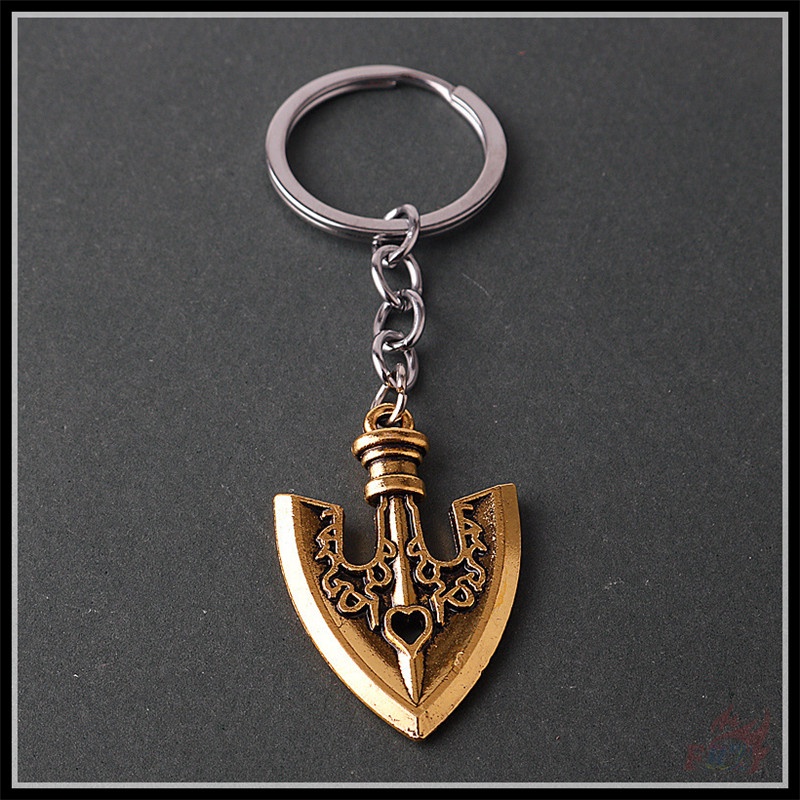 ✪ Dây Chuyền / Móc Khóa Màu Vàng Họa Tiết Jojo 'S Bizarre Adventure ✪ 1 Mặt Dây Chuyền Hợp Kim Hình Anime