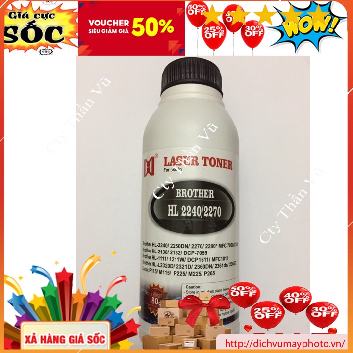 Mực đổ siêu mịn dùng cho máy in Brother 2321, 2361 ,Xerox P115w/ M115/ P225/ M225/ P265 giá rẻ dùng lâu Kholinhkienmayin