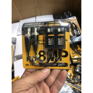 Video balun 8mp ahd/cvi/tvi chống nhiễu