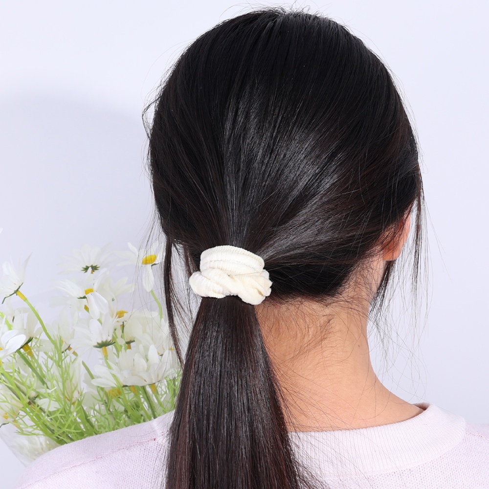 Dây Buộc Tóc Cao Su Co Giãn Đơn Giản Thời Trang Hàn Quốc Cho Nữ