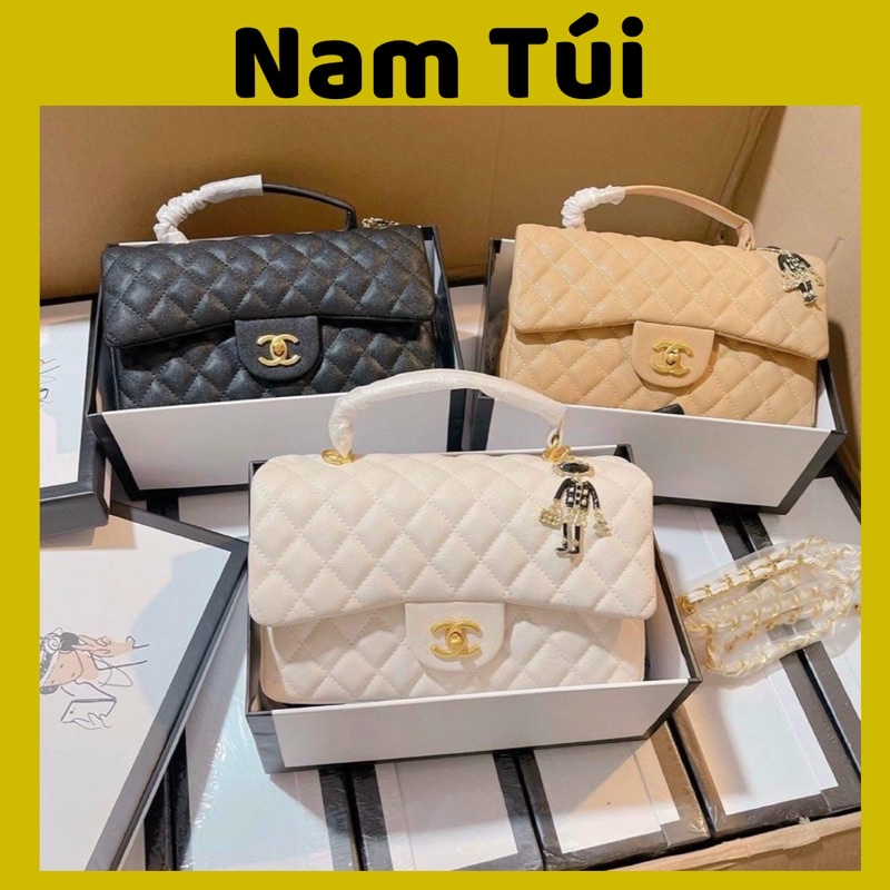 Túi cầm tay sang chảnh fullbox size 22 kèm phụ kiện