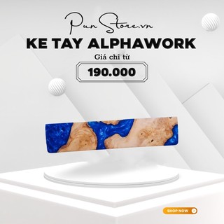 Kê tay gỗ Nu Resin AlphaWork Blue