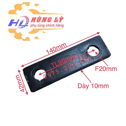 Gông Nhíp bản 75 EQ140 (Cái) phụ tùng ô tô gông nhíp các loại phụ tùng Hùng Lỳ