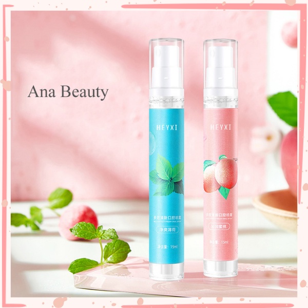 Xịt Thơm Miệng QINFEIYAN Hoa Quả Thơm miệng sạch sẽ thơm tho