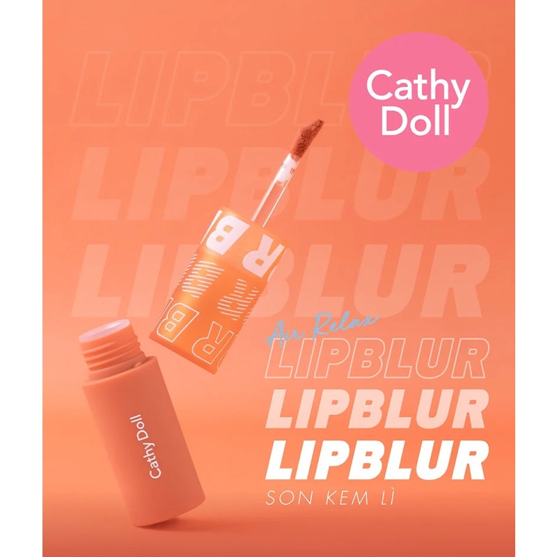 Son Kem Lì, Mịn Môi, Lâu Trôi Cathy Doll Air Relax Lip Blur 3.5g