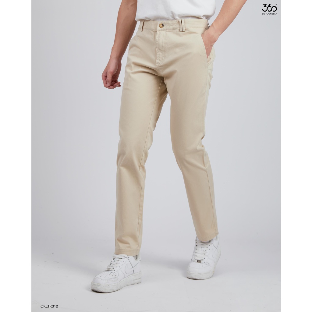 Quần kaki slimfit nam thương hiệu 360 Boutique chất liệu cao cấp - QKLTK312