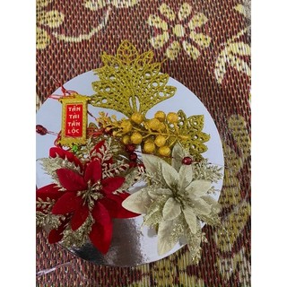 set trang trí quà tết