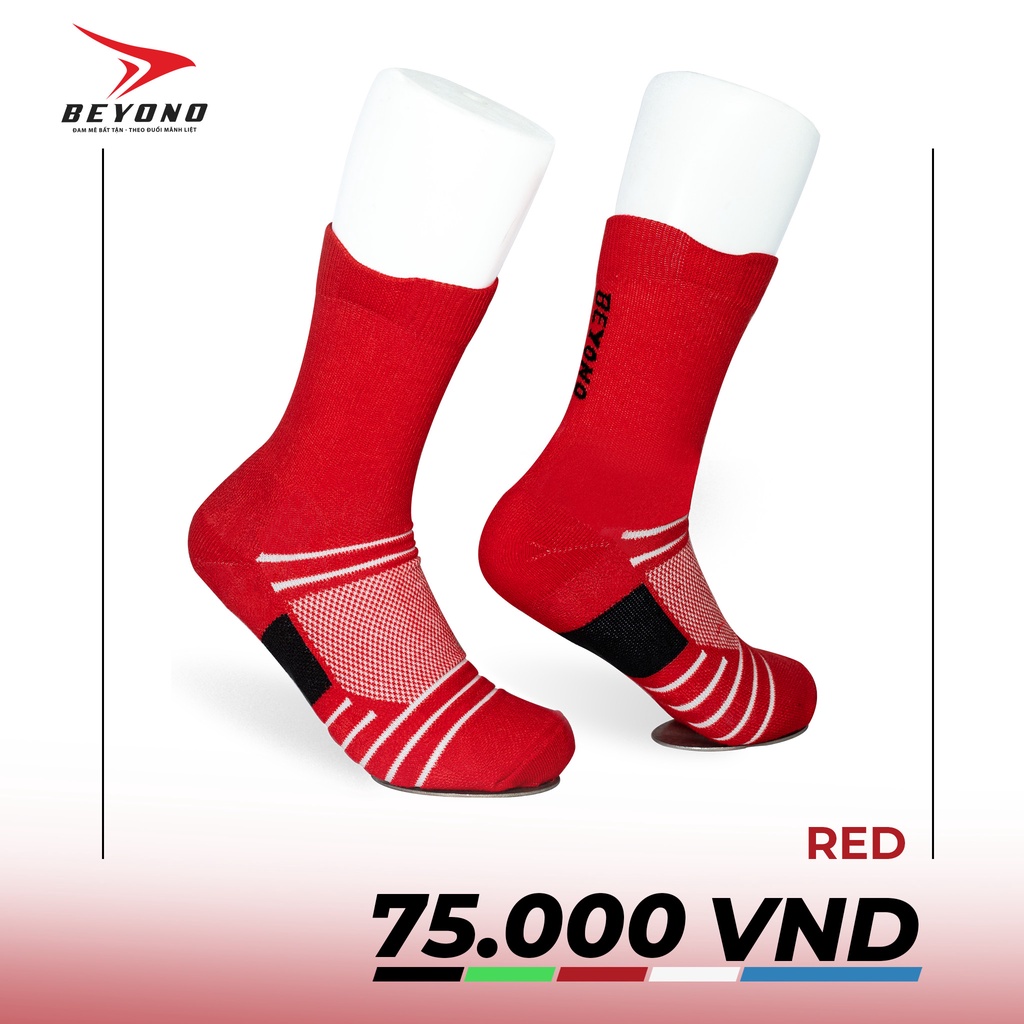 Tất bóng đá Beyono chống trơn chính hãng, Co Giãn Tốt, Thấm Hút Mồ Hôi, Thoải Mái Khi Sử Dụng