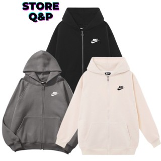 Áo hoodie zip form rông dày dặn,Áo hoodie nike zip nỉ nam nữ mũ 2 lớp cao cấp STOREQP