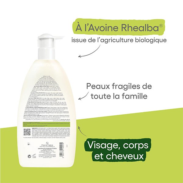 Sữa tắm giảm mụn lưng Aderma 500ml & 750ml không xà phòng, không khô da cho cả nam và nữ