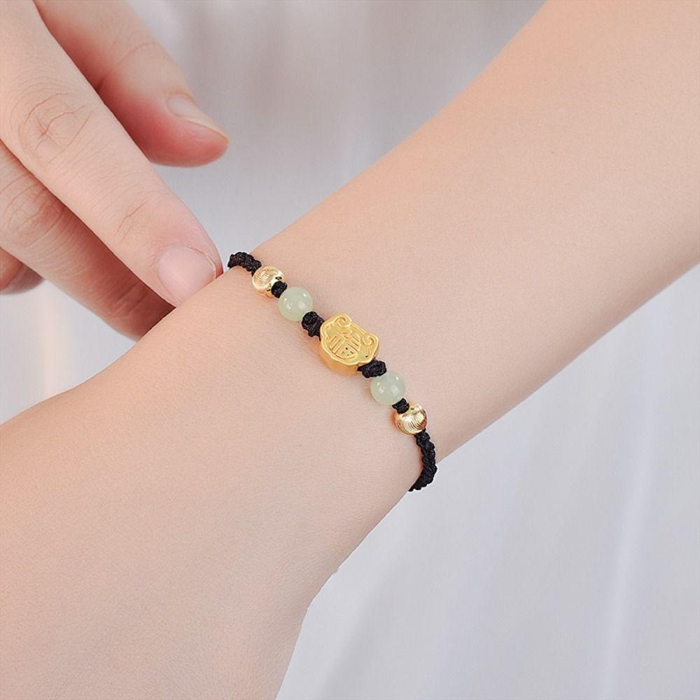 Vòng Tay Dây Xích Phong Cách Trung Hoa Cổ Điển Dễ Thương Thanh Lịch Thời Trang