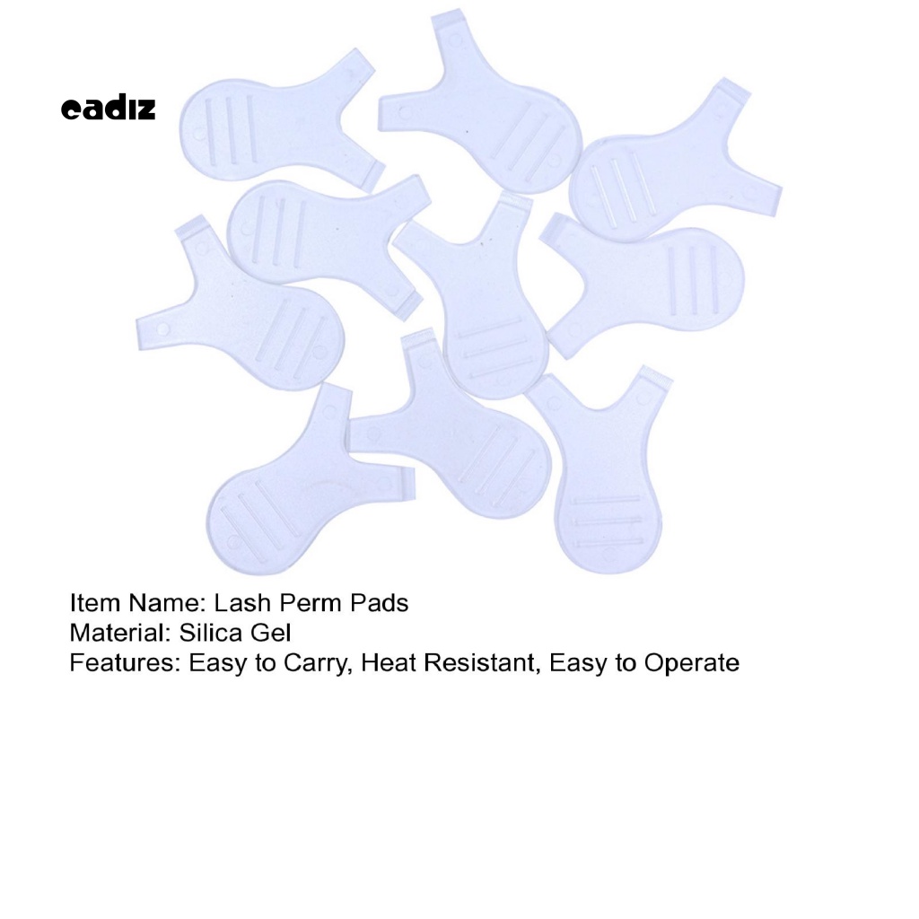 Set 5 Cặp Đệm Silicone Siêu Mỏng Hỗ Trợ Nối Mi Dễ Sử Dụng