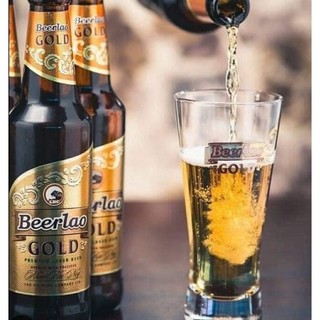 Beer Lào Gold thùng 24 chai ship hỏa tốc