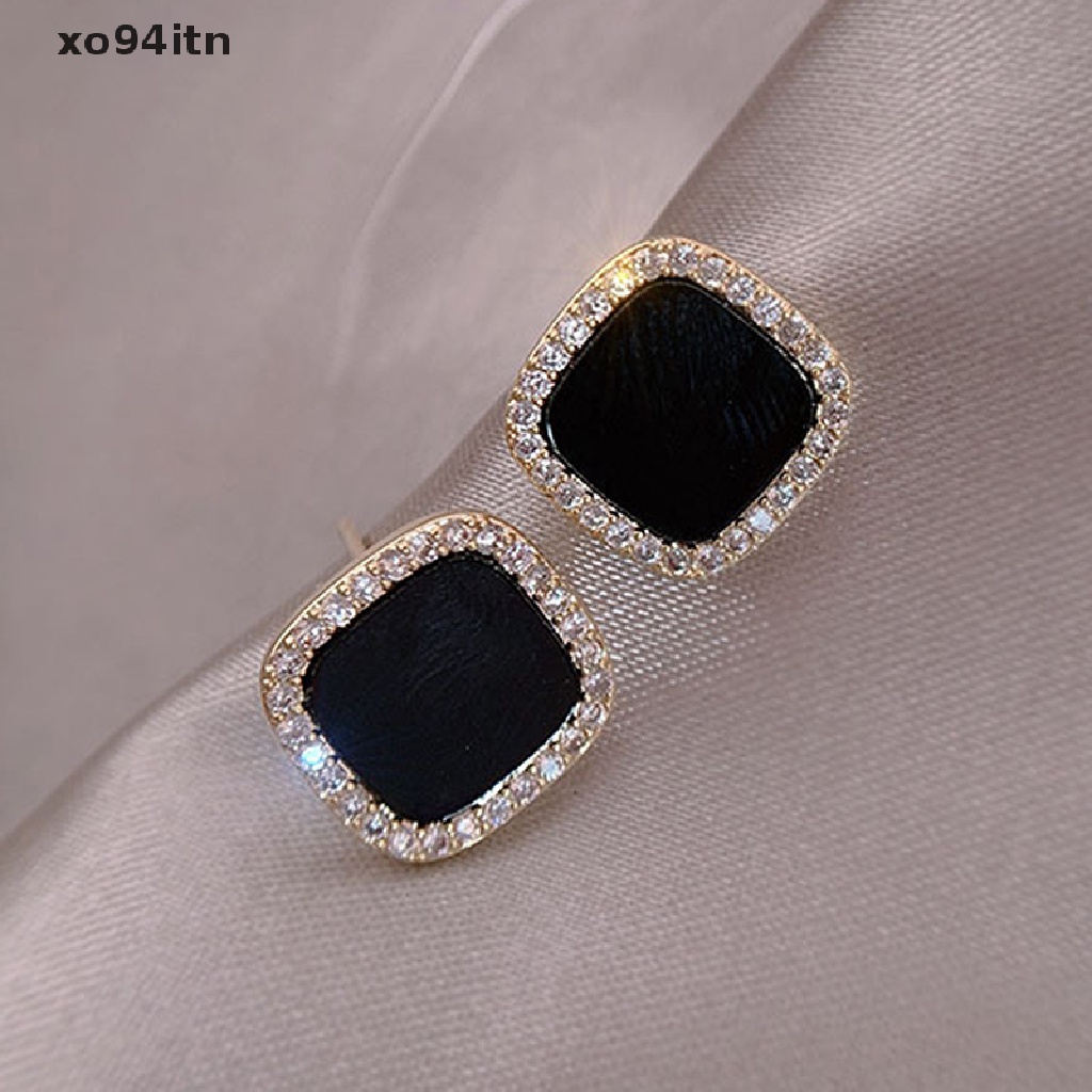 Bông Tai Đính Đá Zircon Thời Trang