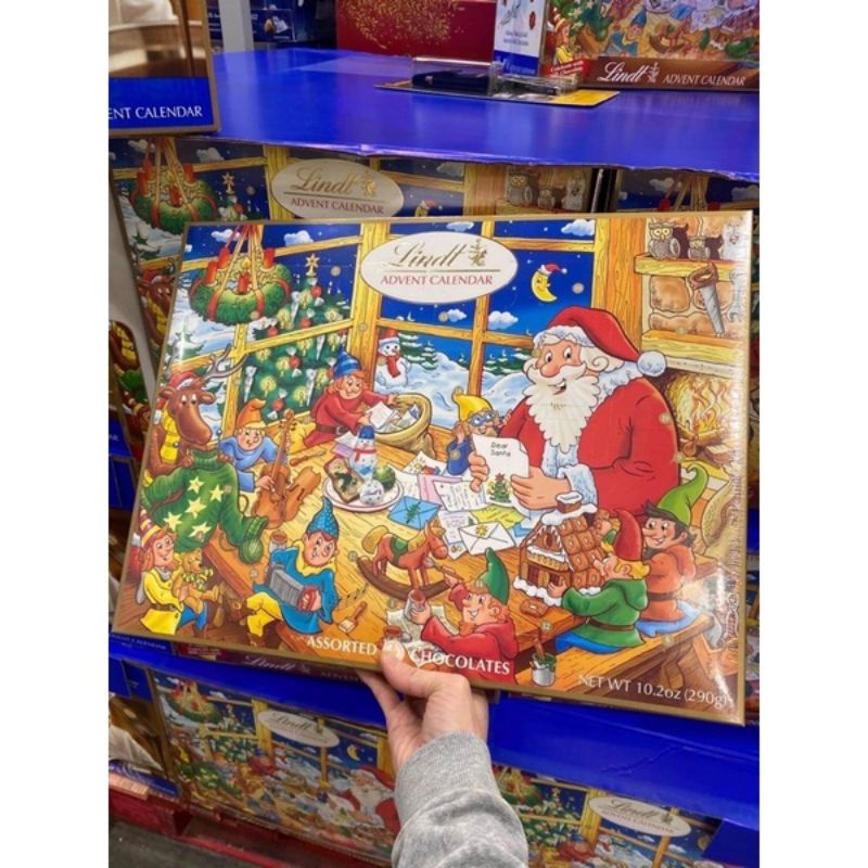 Socola Lindt Chocolate Advent Calendar 2023 🌲🎅❄️