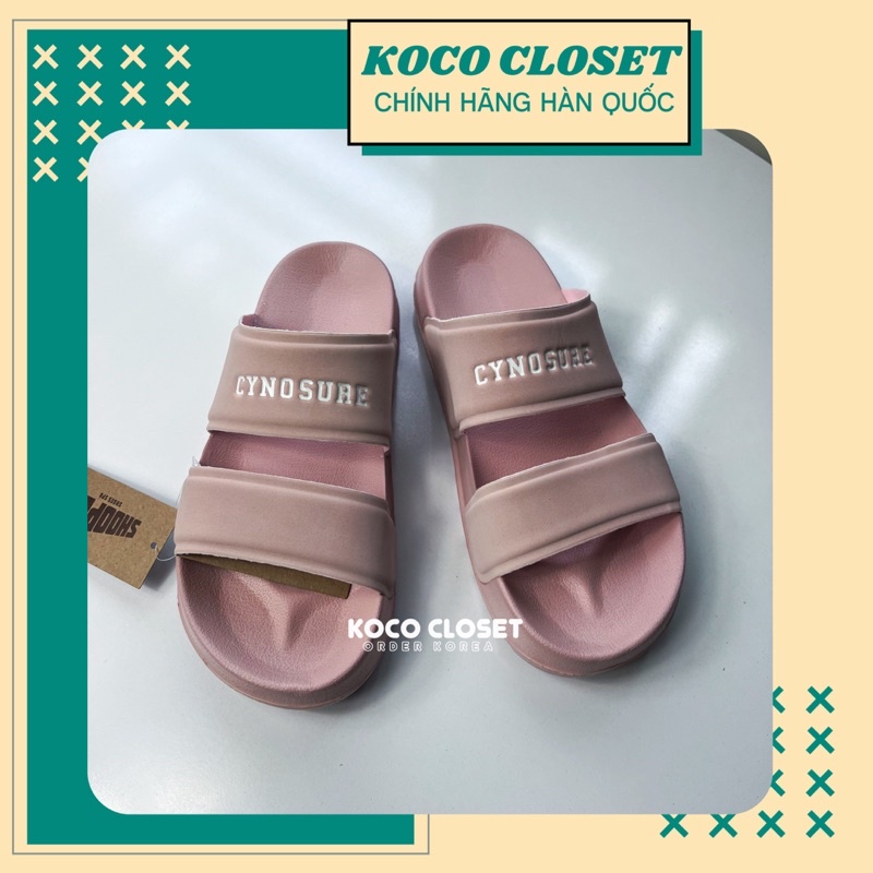 Dép Shoopen Casual Sandal quai kép màu hồng