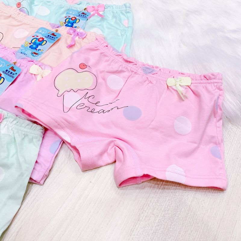 Quần chip đùi Kitty cho bé gái mặc trong váy, hàng cotton đẹp, mịn, mát