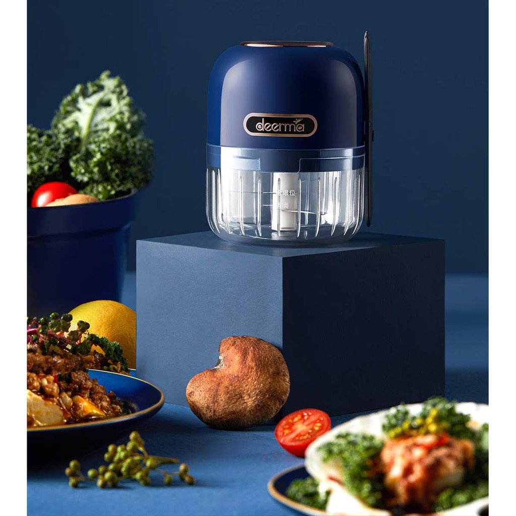 Máy xay nghiền đa năng không dây Deerma JS200, xay tỏi ớt