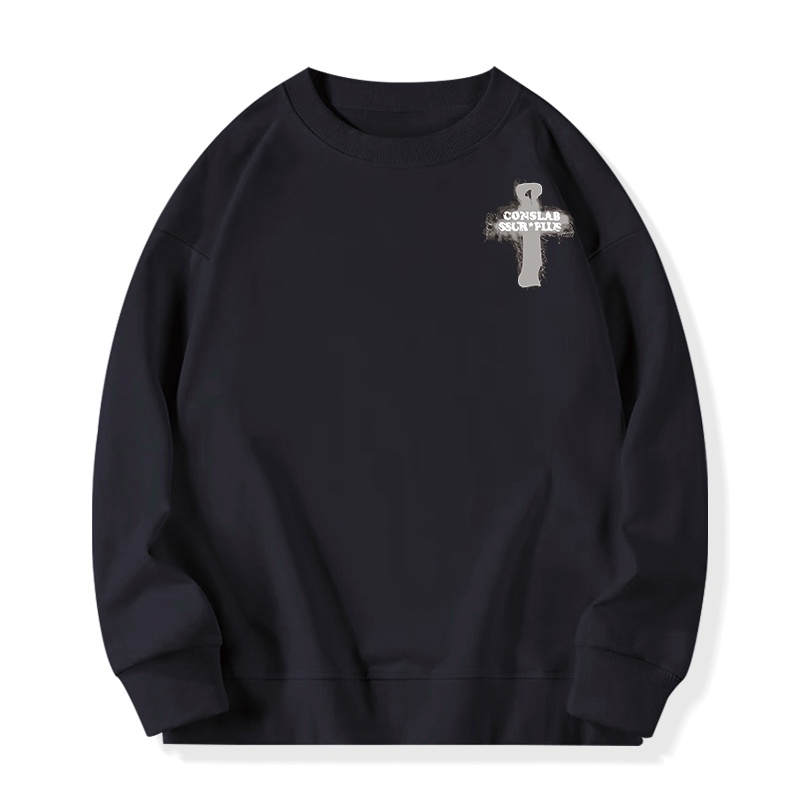 FOCUS Áo nỉ dài tay retro thời trang nữ trắng áo khoác bigsize ulzzang unisex 100%cotton | BigBuy360 - bigbuy360.vn