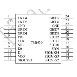 IC Driver TM1639 TM 1639 SOP 24