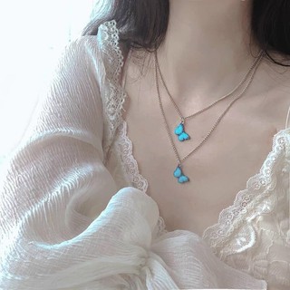 Vòng cổ bướm xanh