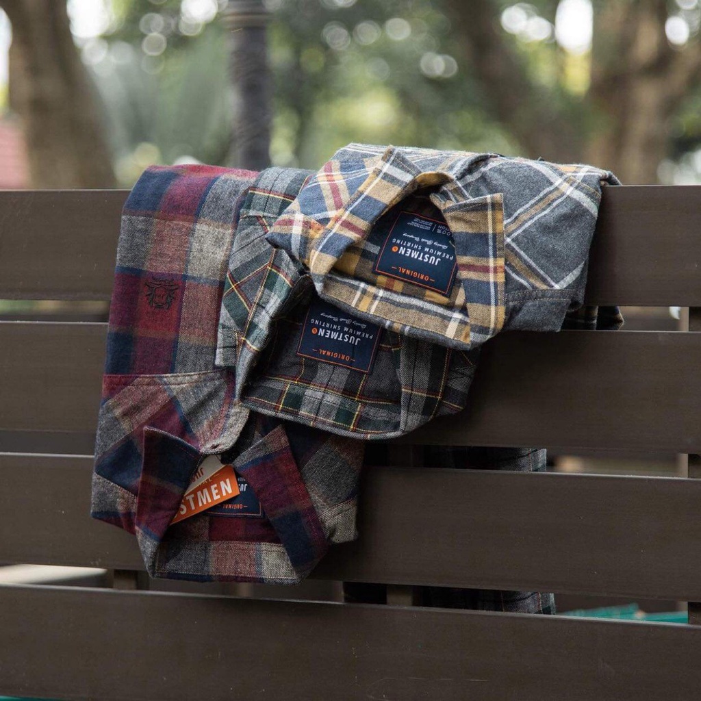 Áo Somi Tay Dài Caro Nam JM, Flanet Sang Trọng , Nhiều Màu Đẹp