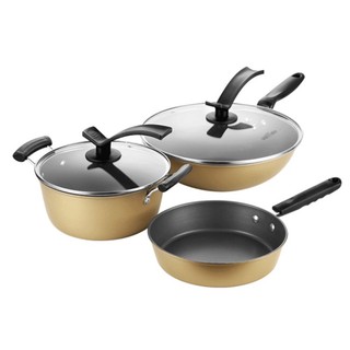 Bộ 3 nồi chảo vatti p313 - 1 nồi, 2 chảo fullbox