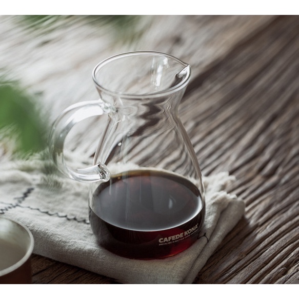 Bình server đựng cà phê thuỷ tinh Cafede Kona | Dung tích 500ml