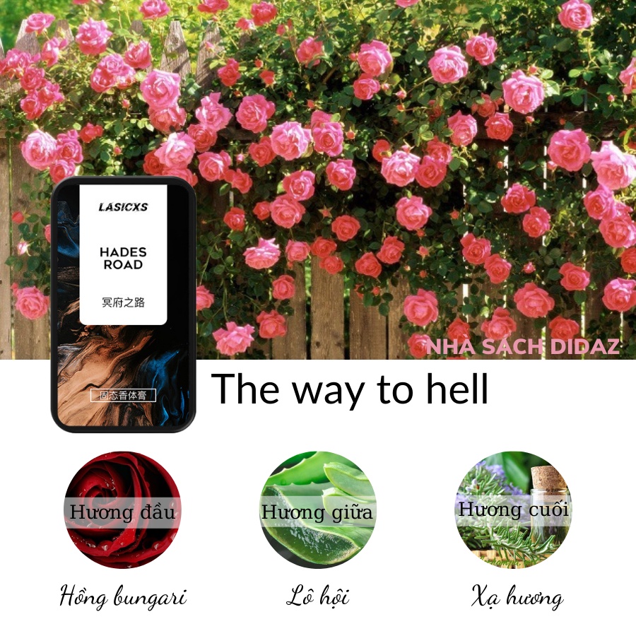 Nước hoa khô nam nữ sáp LASICXS dịu nhẹ, lưu hương, thu hút NH03