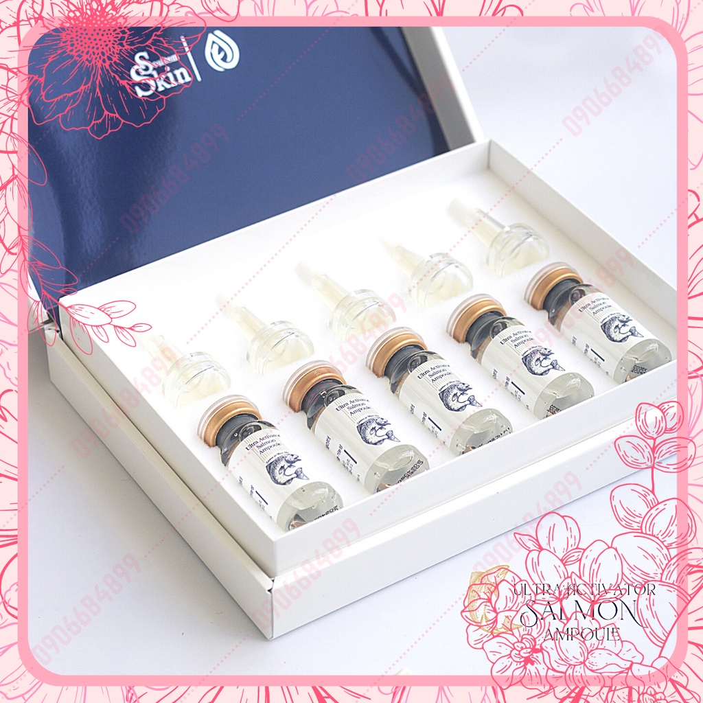 Tinh chất Tế bào gốc ⭐ SOULTEM SKIN ⭐ SOULTEM SKIN ULTRA ACTIVATOR SALMON AMPOULE