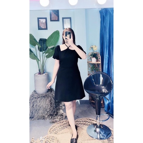 Đầm yếm form A Big size dành cho khách ngoại cỡ từ 60-90 ký