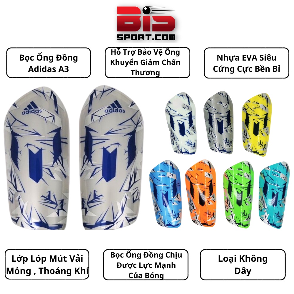 Bọc Ống Đồng Adidas Thunder A3 Kiểu -  Bảo Vệ Khuyển Chân Chống Bị Chấn Thương - Kiểu Mới Nhất