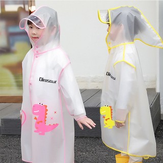 Áo Mưa Trẻ Em Hình Khủng Long bé trai gái từ 3 đến 10 tuổi đủ size
